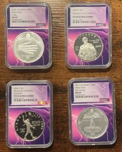 NGC 69 Graded Silver 1oz Coins