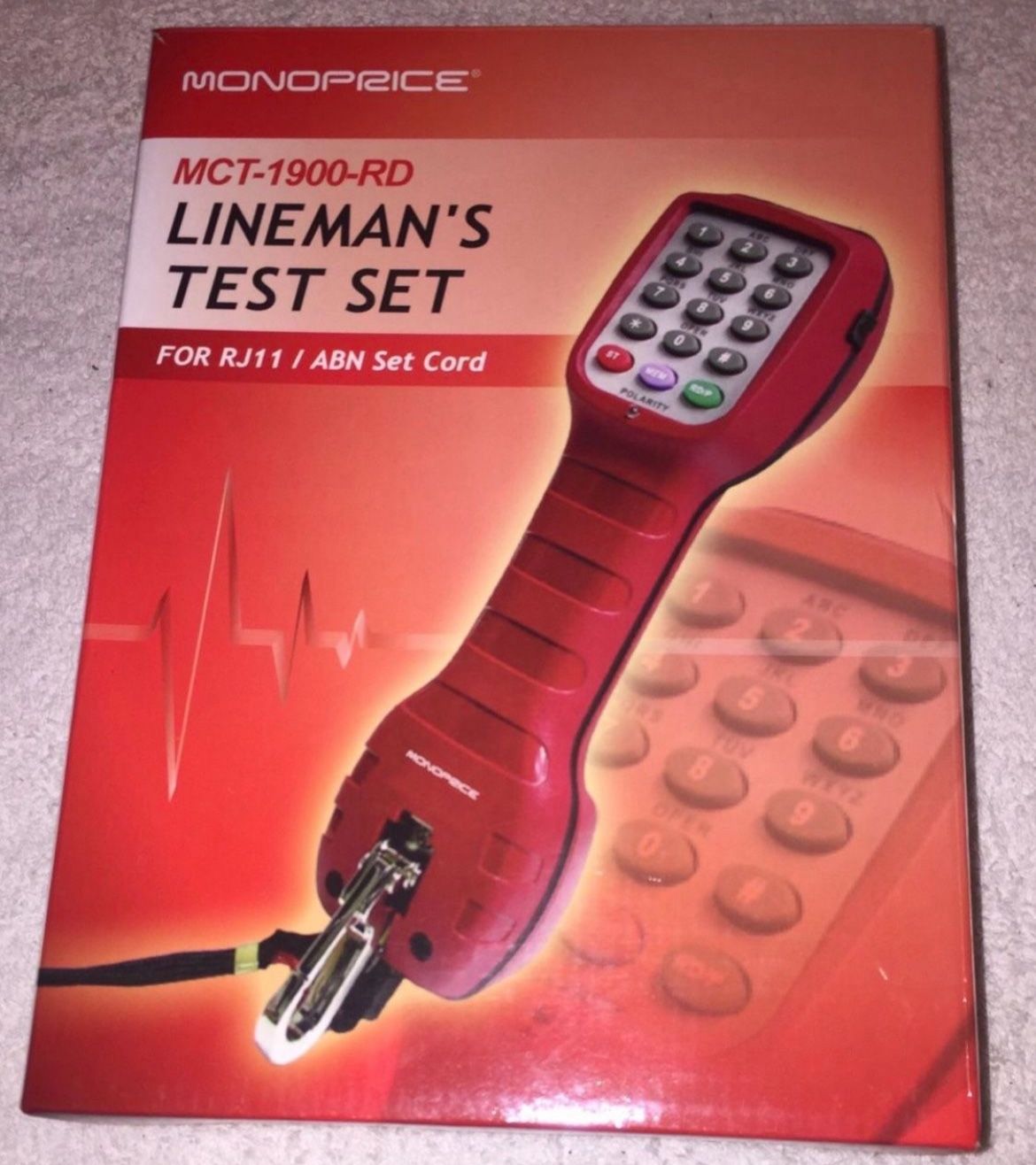 Lineman’s Test See MCT 1900-RD New