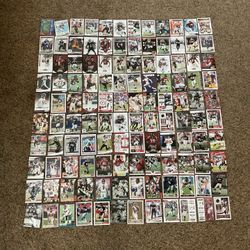 120 Atlanta Falcons Football Cards With Many Stars And Rookies Vick, Ryan, Bijan, Julio Jones, Etc