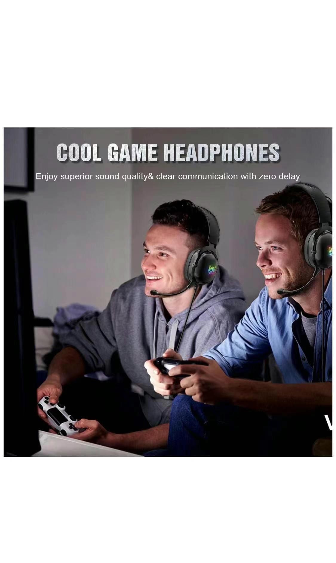 Gaming headsets PS4 Stereo Xbox one Headset Wired PC Gaming Headphones with Noise Canceling Mic , Over Ear Gaming Headphones for PC/MAC/PS4/PS5/Switch