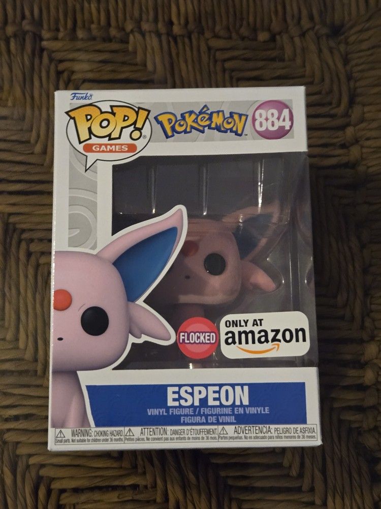 Funko Pop Pokémon Espeon Flocked