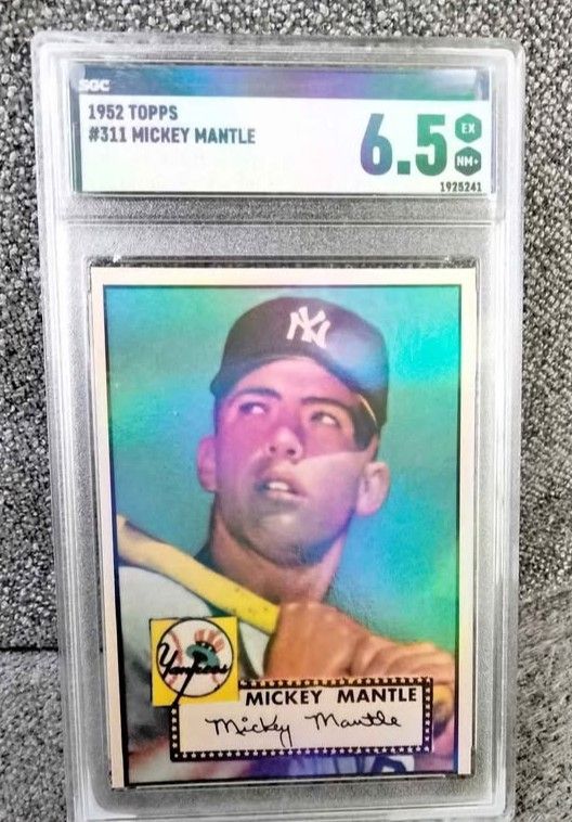 1952 Topps Mickey Mantle RC #311 SGC 6.5
