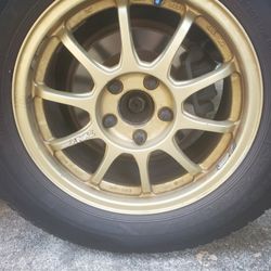 Gold 16"  SSR rims