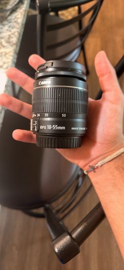 Canon EFS 18-55MM macro 0.25m/0.8ft Lens