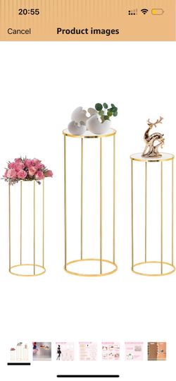 Cylindrical pedestal stand
