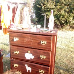 Dresser Needs Stickers Removed