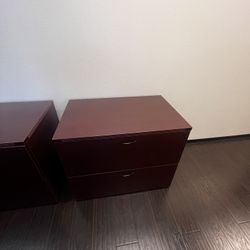 Brown Filing Cabinets 