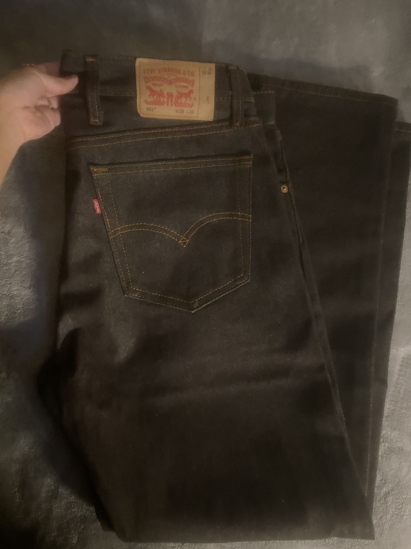 Levi's 501 black denim jeans #Levis501