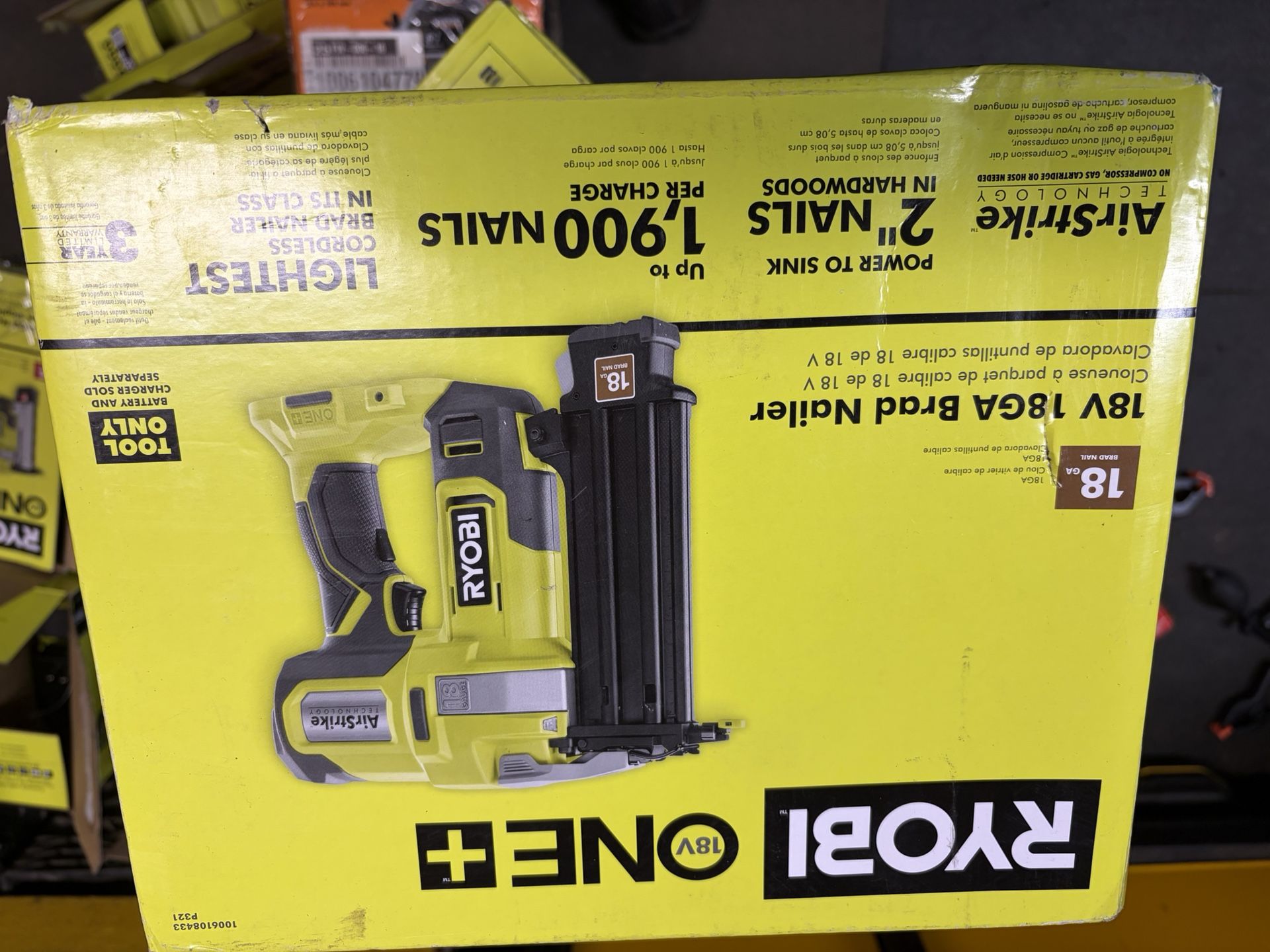 Ryobi 18g Nailer