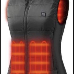 Brandnew Women's Lightweight Heated Vest with 10000mAh Rechargeable Battery Pack (Small)