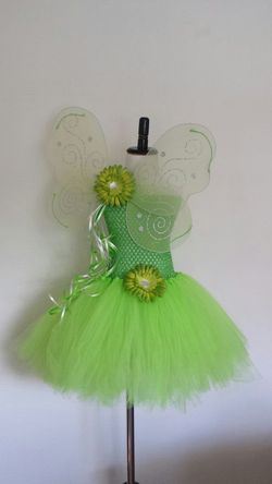 Tinkerbell Tutu Dress with Wings
