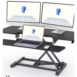 Flexispot M7 Series 42"W Manual Adjustable Standing Desk Converter