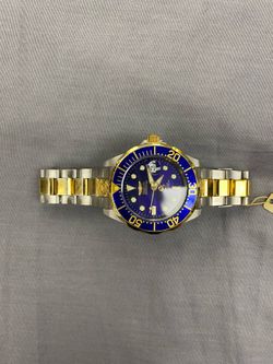 Invicta Grand Diver 3049 Automatic Blue Dial Two Tone Men’s Watch NH35A 47mm