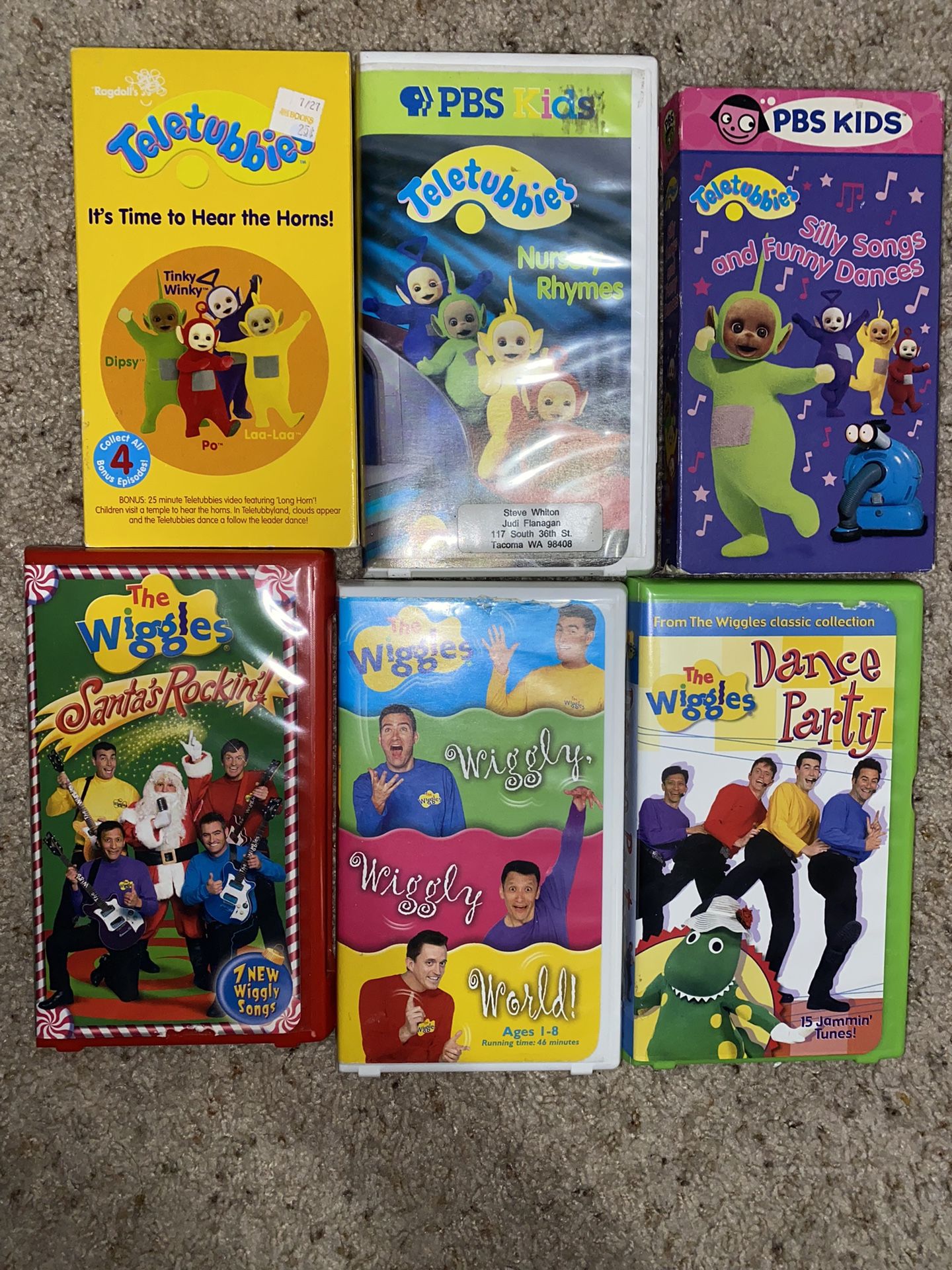 The Wiggles, Barney, Teletubbies, 90s Vintage Y2K
