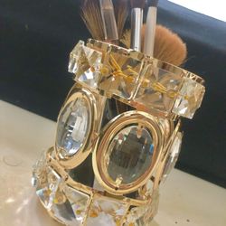 Beautiful Crystal Makeup Organizer 