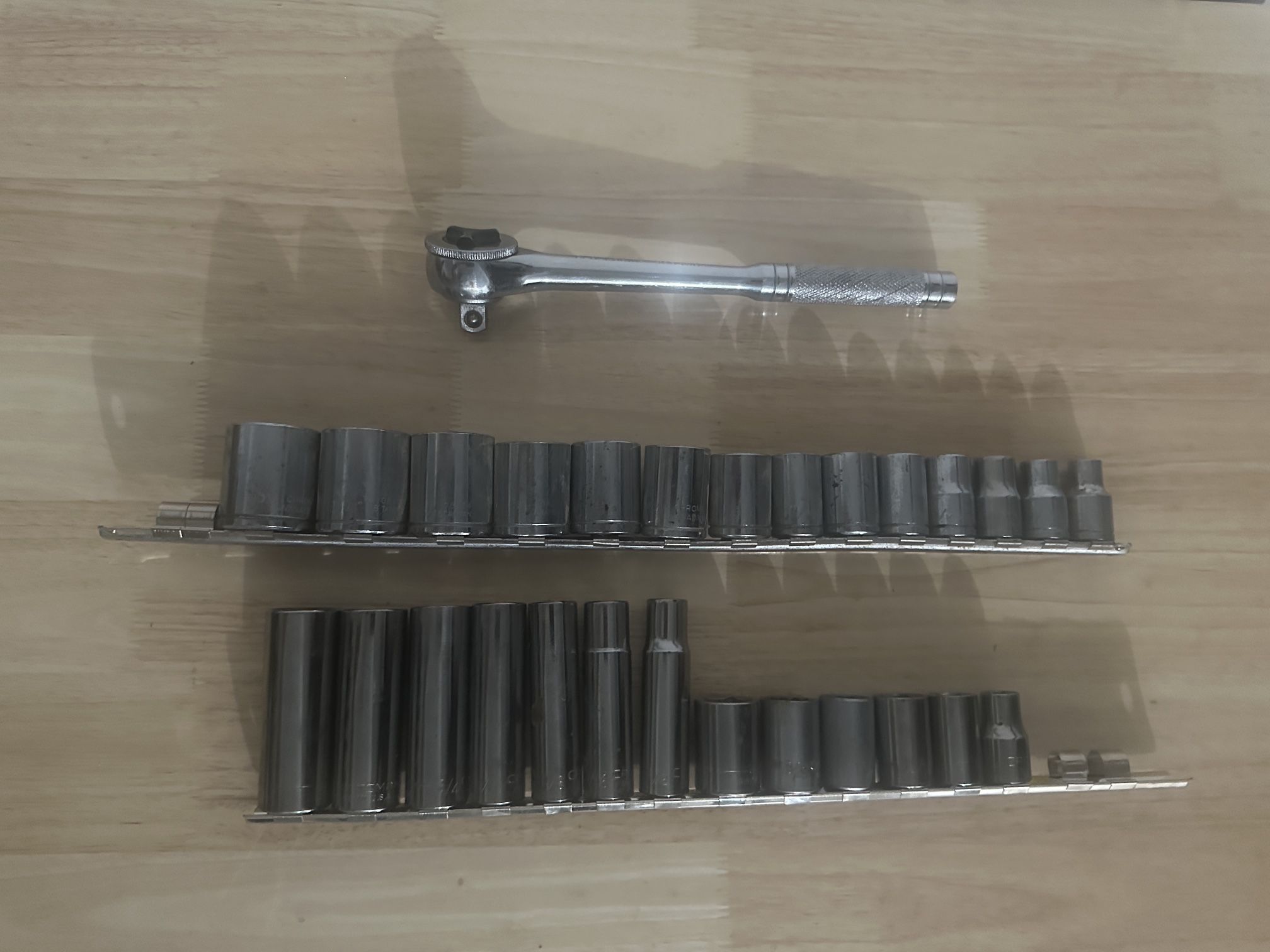1/2” Socket Wrench And Various Sockets