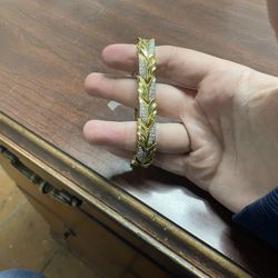 18K Floral Bracelet 