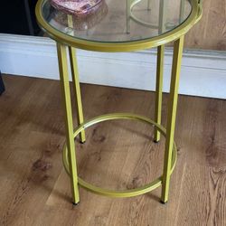 Glass Side Table