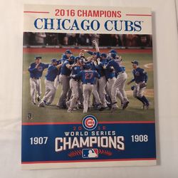 Chicago Cubs 2016 World Champions 20x16 Canvas Print MLB History Licensed