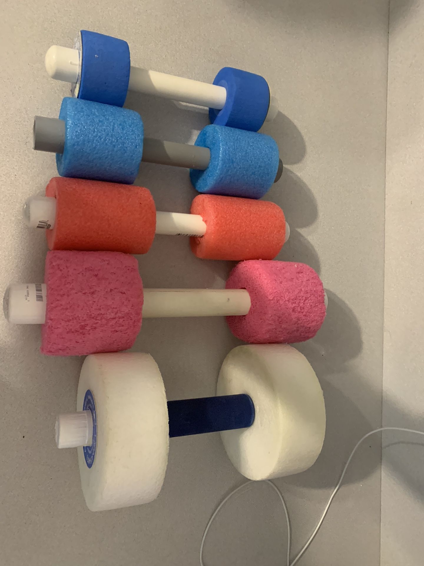 Swimming Weights   2 For 6.00    Different Colors 