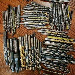more than 300 drill bits of all sizes Most of them have never been used OBO $