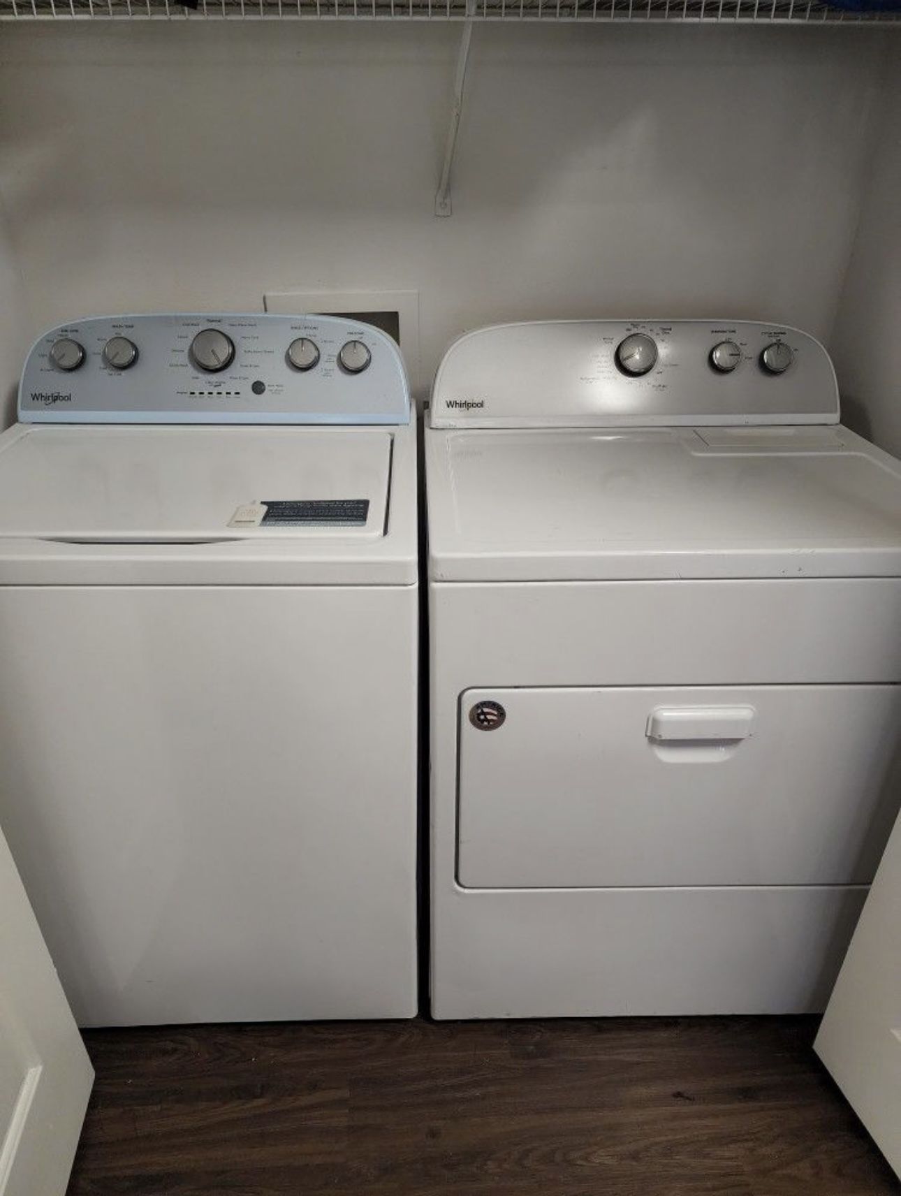 Washer And Dryer