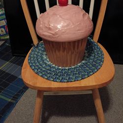 Vintage Cupcake Cookie Jar