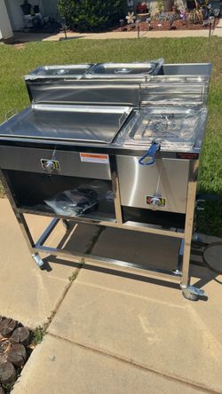 Hotdog Cart with fryer  🌭🌭🌭