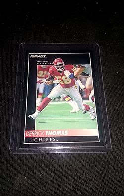 Derek Thomas chiefs football card