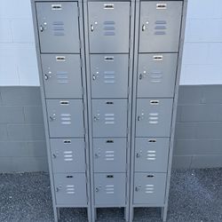 15 Door Metal Lockers 
