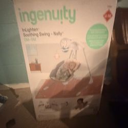 New in Box Ingenuity Inlighten Soothing Swing 