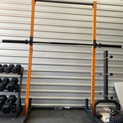 New cap barbell pull up bar with 7ft bar. $160