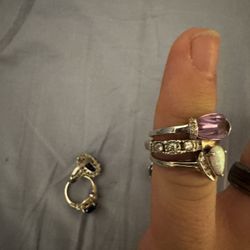 Opals And Sapphire Rings For Sale Need Gone Asap