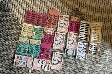 Huge Lashes Lot - Over 100 Pairs Lashes