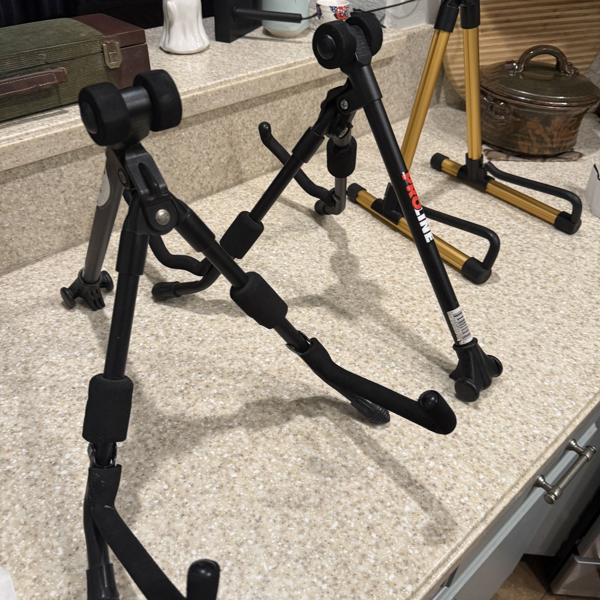  Proline FS100AE Foldable A-frame Stand for Acoustic and Electric Guitars