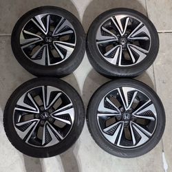 Honda 17inch wheels with tires