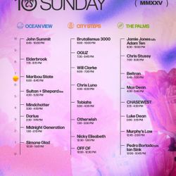 CRSSD Fest Fall 2025 Sunday Ticket