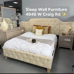 ✨️4pc Queen, King Bedroom Sets ✨️ Furniture Sectionals, Dining Avail 
