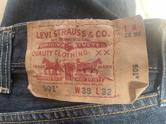 $20 Men’s 501 LEVIs (dark blue) - 38x32