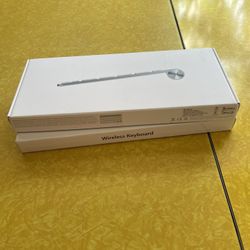 Two Apple Wireless Keyboards
