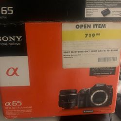 SONY ELECTRON SONY SONY A65 W/ 18-55MM