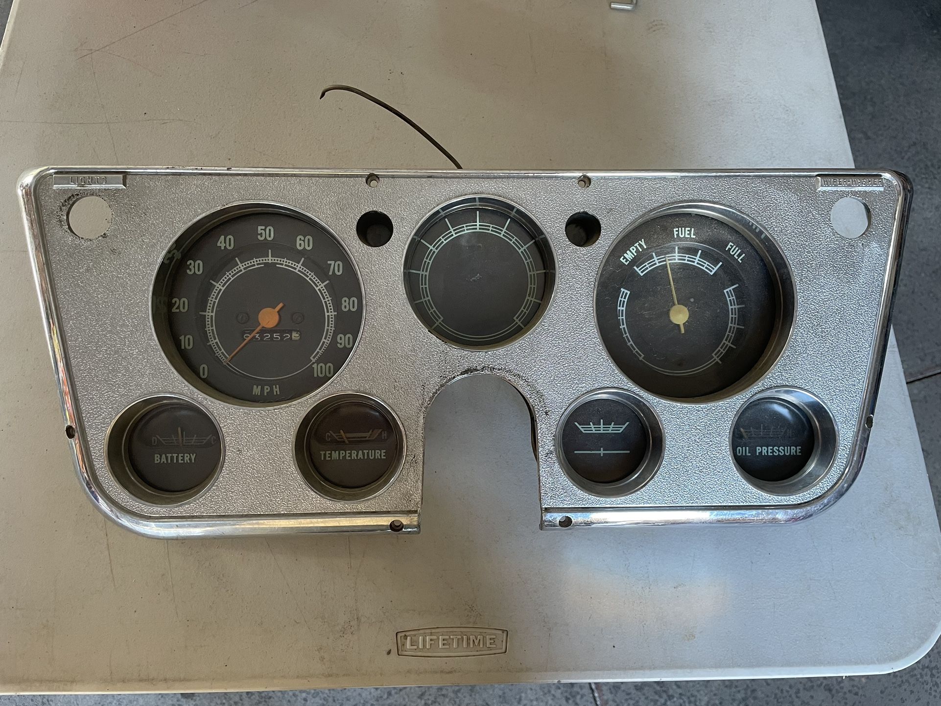 Chevy C10 67-72 Dash Gauge Bezel Speedo