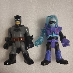 Fisher-Price Imaginext DC Super Friends Batman And Mr. Freeze  3” Action Figures