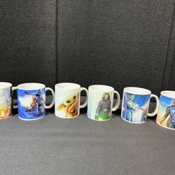  6 Star Wars The Mandalorian 6-Mug Coffee Mug Set 