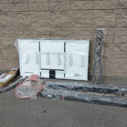 Goaliath 54 inch in ground basketball hoop, adjustable basketball court 