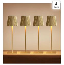 4 Pack Cordless Table Lamp