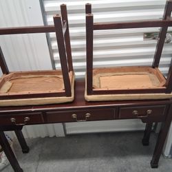 Dining Table & stools & Mattress & back spring im