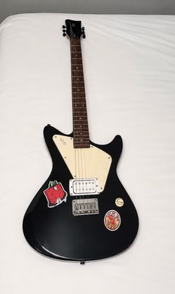 First Act 222 Electric Guitar 6-String (missing 2) with Korg GT-2 tuner.