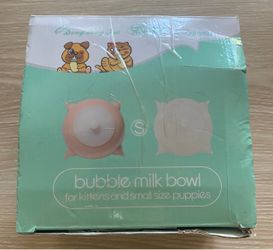 Dong Dong Pet -Doggiema Bubble Milk Bowl White For Kittens & Small Size Puppies