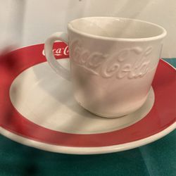 Vintage Coca-cola Gibson Plate & Cup Thumbnail